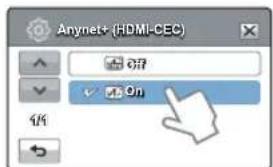 Anynet+ (HDMI-CEC) On