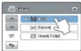 Focus Auto Manual Touch Point