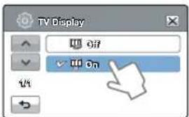TV Display Off On