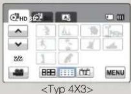 SAMSUNG HMX-H303UP - Ändern des Miniaturansichttyps - 2