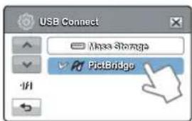 USB Connect Mass Storage PictBridge