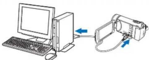 SAMSUNG HMX-H304UP - SCHRITT: Aufgenommene Videos oder Fotos speichern - 1