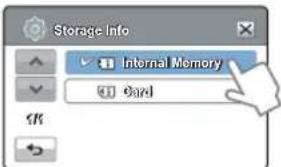 SAMSUNG HMX-H305SP - Storage Info (Speicherinfo) (nur HMX-H303/H304/H305) - 2