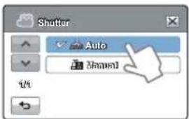 Shutter Auto Manual