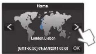 Home London, Lissabon [GMT-00:00] 01/JAN/2011 00:00 OK