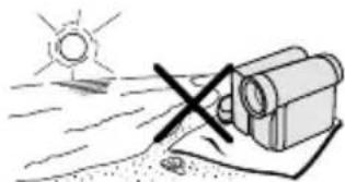 Illustration of a sun over water with a telescope and a cross symbol (no text or labels).