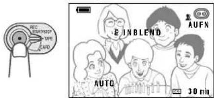 REC ENTERTOP TAPE CARD E INBLEND AUTO AUFN 30 min