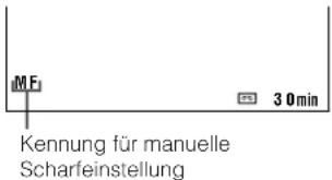 MF 30min Kennung für manuelle Scharfeinstellung