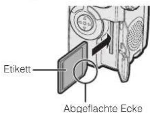 Etikett Abgeflachte Ecke