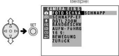 KAMERA-EINS FOTO SCHNA SCHNAPP SCHNAPP-EF DGTL ZOOM BANDGESCHW AUFN-FÜHRG 16:9: BEWEGUNG ZURÜCK
