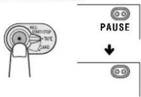 REC STOP TIME CARD PAUSE