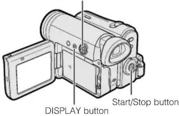 DISPLAY button / Start/Stop button