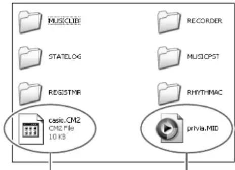 CASIO Celviano AP-6 - Playing Back User Song Data by Copying It to the PIANO Drive - 1