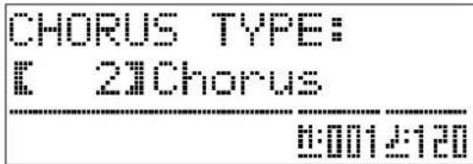 CASIO Celviano AP-6 - Selecting the Chorus Type - 1