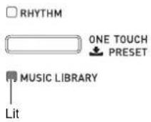 CASIO Celviano AP-6 - Playing Back a Specific Music Library Song - 1
