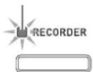 CASIO Celviano AP-6 - Use the ⑨ (RECORDER) button to cycle through the recorder modes until the RECORDER lamp is flashing (record mode). - 1