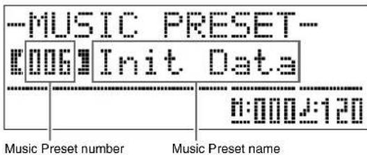 CASIO Celviano AP-6 - Selecting a Music Preset - 1