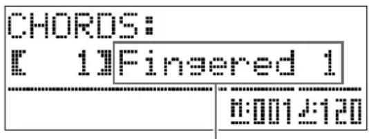 CASIO Celviano AP-6 - Selecting a Chord Fingering Mode - 1
