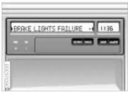 BRAKE LIGHTS FAILURE 1:36 360US308