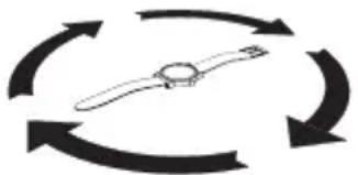TIMEX W273 Intelligent Quartz - Der Kompass wird wie folgt kalibriert: - 1