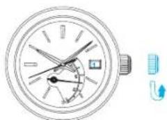 SEIKO 5R64 - Date setting> - 2