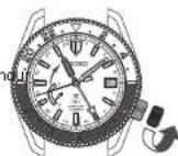 SEIKO 5R65 - Turn the crown to set the hour hand and the date to indicate the time of the region you wish to set. - 2