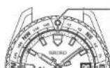 SEIKO 5R65 - ■ How to find a direction by using the 24-hour hand - 3