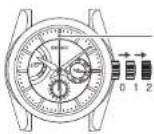 SEIKO 6R20 - ■ How to set the time - 1