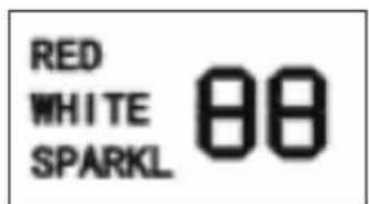 RED WHITE SPARKL 88