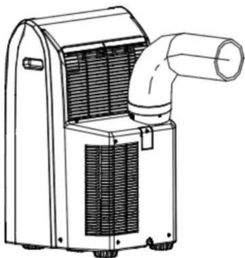 Airklima AM3500 - Installation des Abluftschlauches - 1