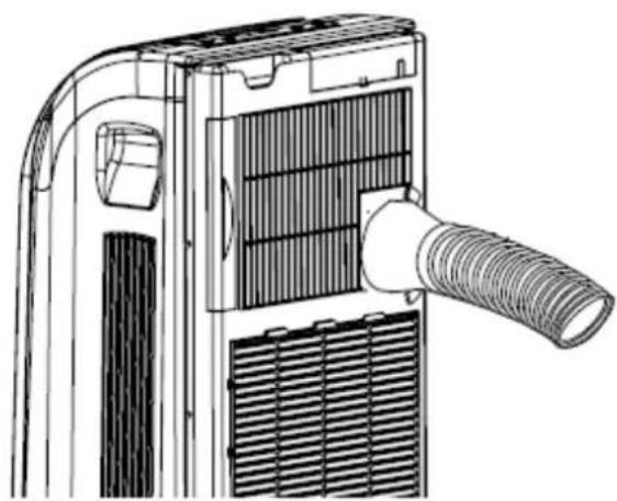 Airklima AM4100 - Installation des Abluftschlauches - 1