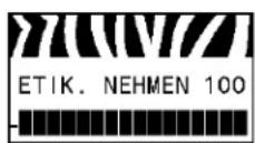 ZEBRA 105SLPlus - Anzeigen der Sensoreinstellungen - 4