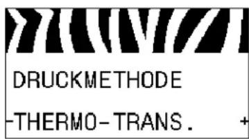 DRUCKMETHODE -THERMO-TRANS. +