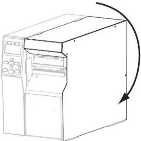 ZEBRA 105SLPlus - Führen Sie zum Einlegen des Farbbands die folgenden Schritte aus: - 15