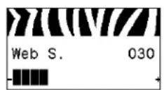 ZEBRA 105SLPlus - Anzeigen der Sensoreinstellungen - 1