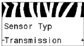 Sensor Typ -Transmission +