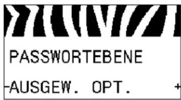 PASSWORTEBENE -AUSGEW. OPT. +