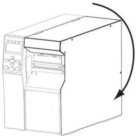 ZEBRA 105SLPlus - Zusätzliche Schritte für den Abrissmodus - 5