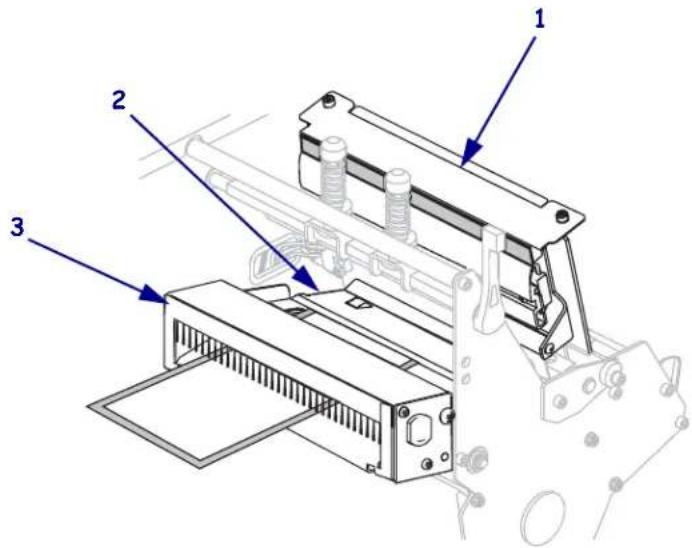 ZEBRA 105SLPlus - Zusätzliche Schritte für den Schneidemodus - 2