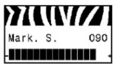 ZEBRA 105SLPlus - Anzeigen der Sensoreinstellungen - 5