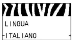 ZEBRA 105SLPlus - Auswählen der Anzeigesprache - 3