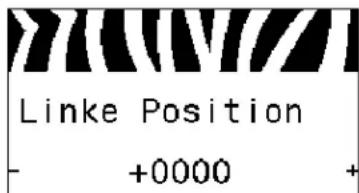 ZEBRA 105SLPlus - Anpassen der Etikettenanfangsposition - 1