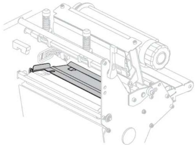 ZEBRA 105SLPlus - Reinigen der Klemmplatte - 1