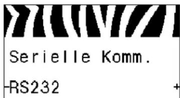 Serielle Komm. -RS232 +