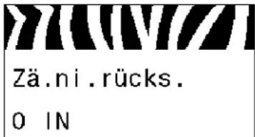 ZÄ.ni.rücks. O IN