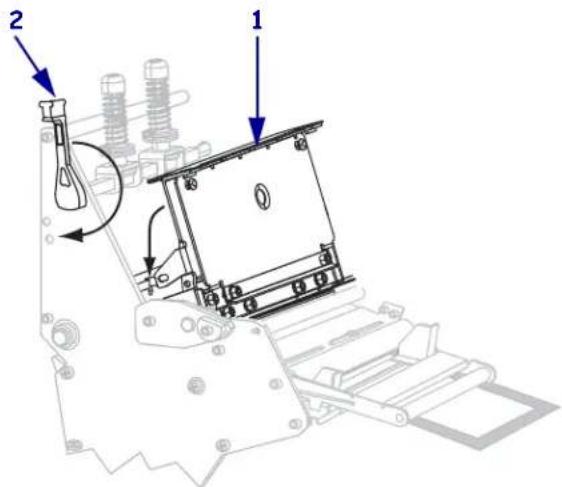 ZEBRA 105SLPlus - FARBBAND ENTFERNEN - 3