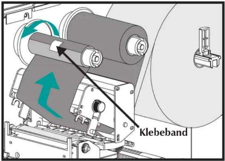 ZEBRA 2746e - Farbband einführen - 1