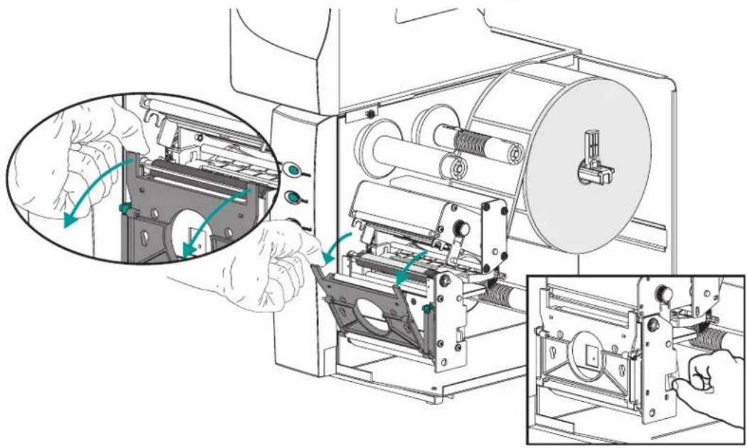 ZEBRA 2746e - Installation des Schneiders Schritt 3 - 2