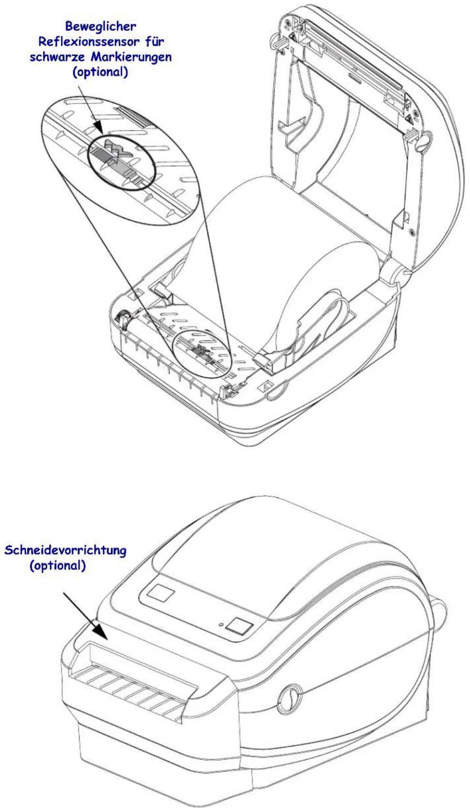 ZEBRA GX430d - Druckerfunktionen - 2