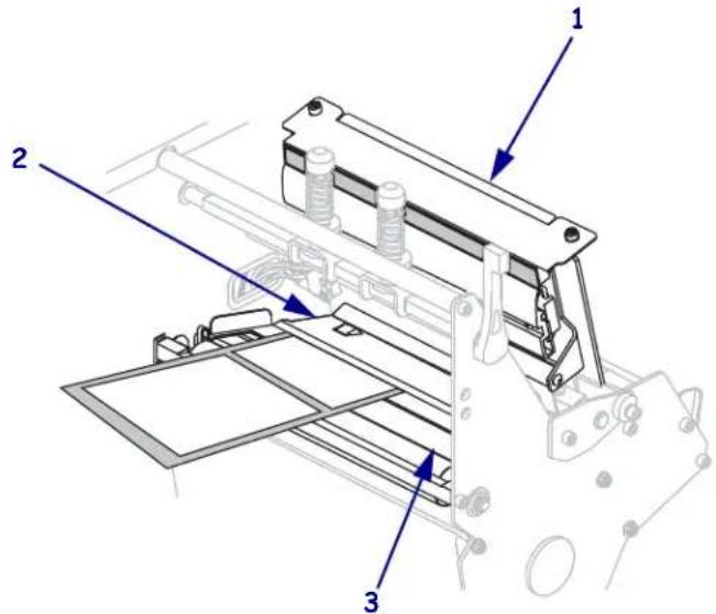 ZEBRA RXi4 - Zum Einrichten des Druckers im Aufwickelmodus führen Sie die folgenden Schritte aus: - 6